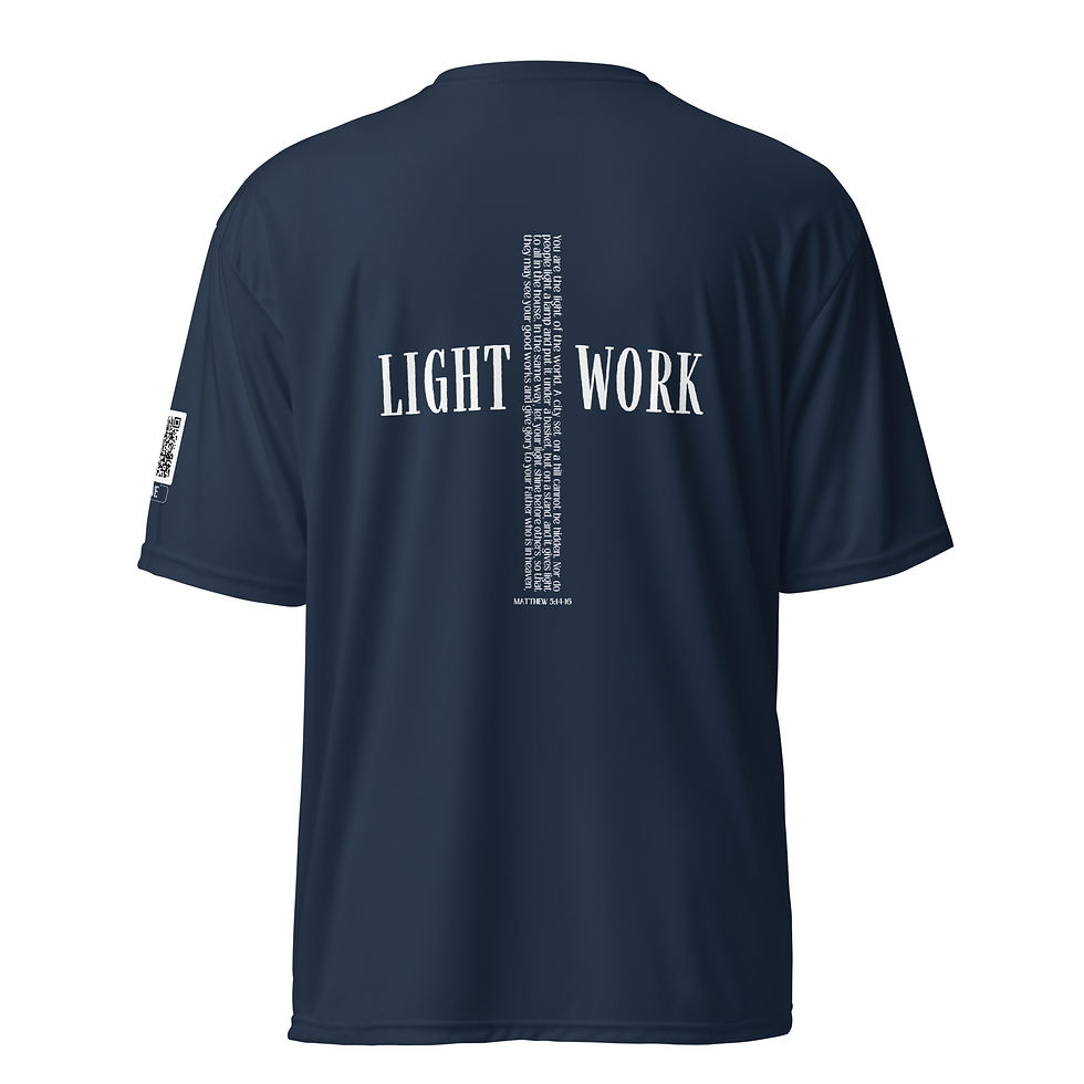 Thumbnail: LightWork SERVE Unisex performance crew neck t-shirt