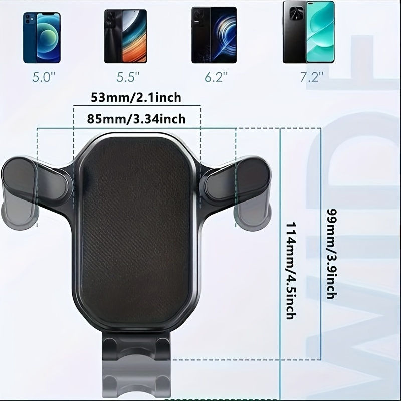 Miniatura: Suporte Veicular para Celular com Clipe de Saída de Ar