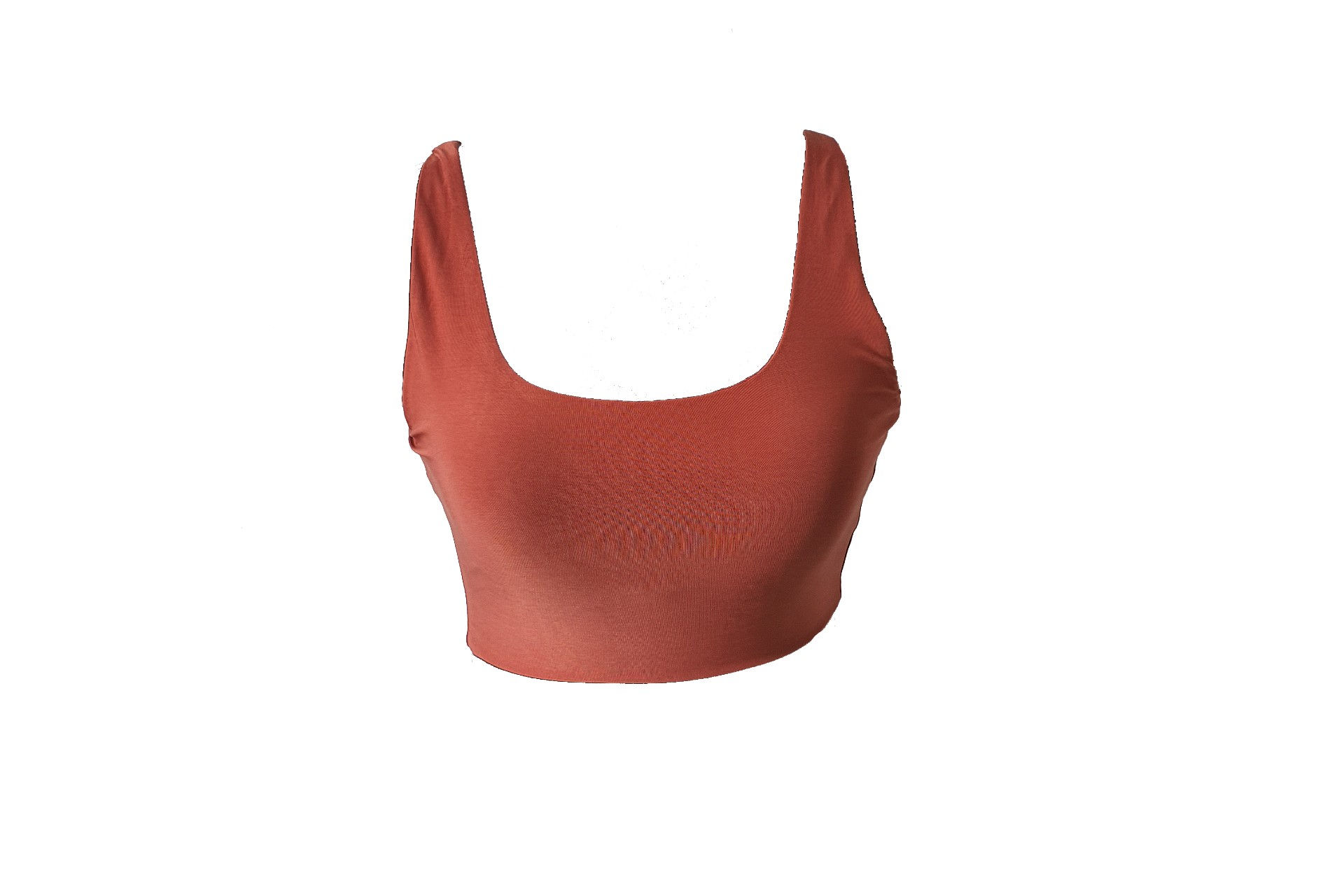 Rawis Crop Top (Saddle Brown)