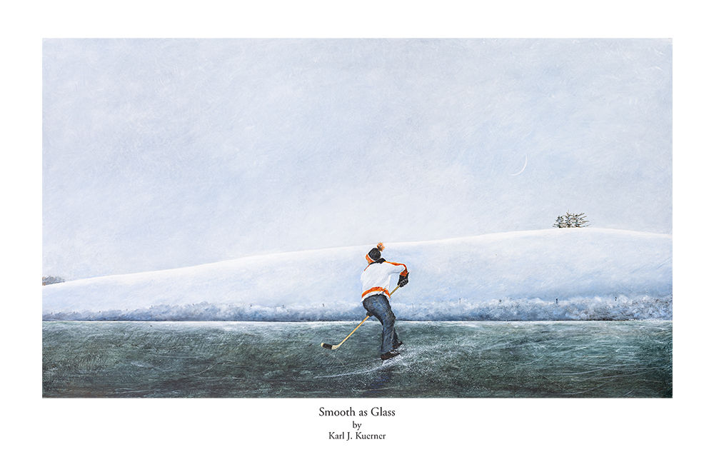 Smooth As Glass (17x11 Archival Matte); Original Painting 49" x 28"