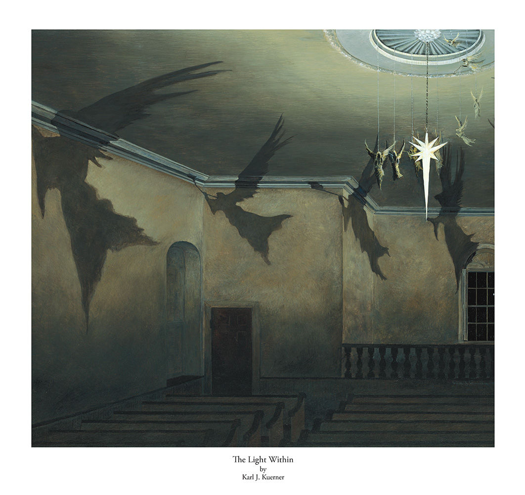 The Light Within (17" x 16"); Original Size 31" x 28"