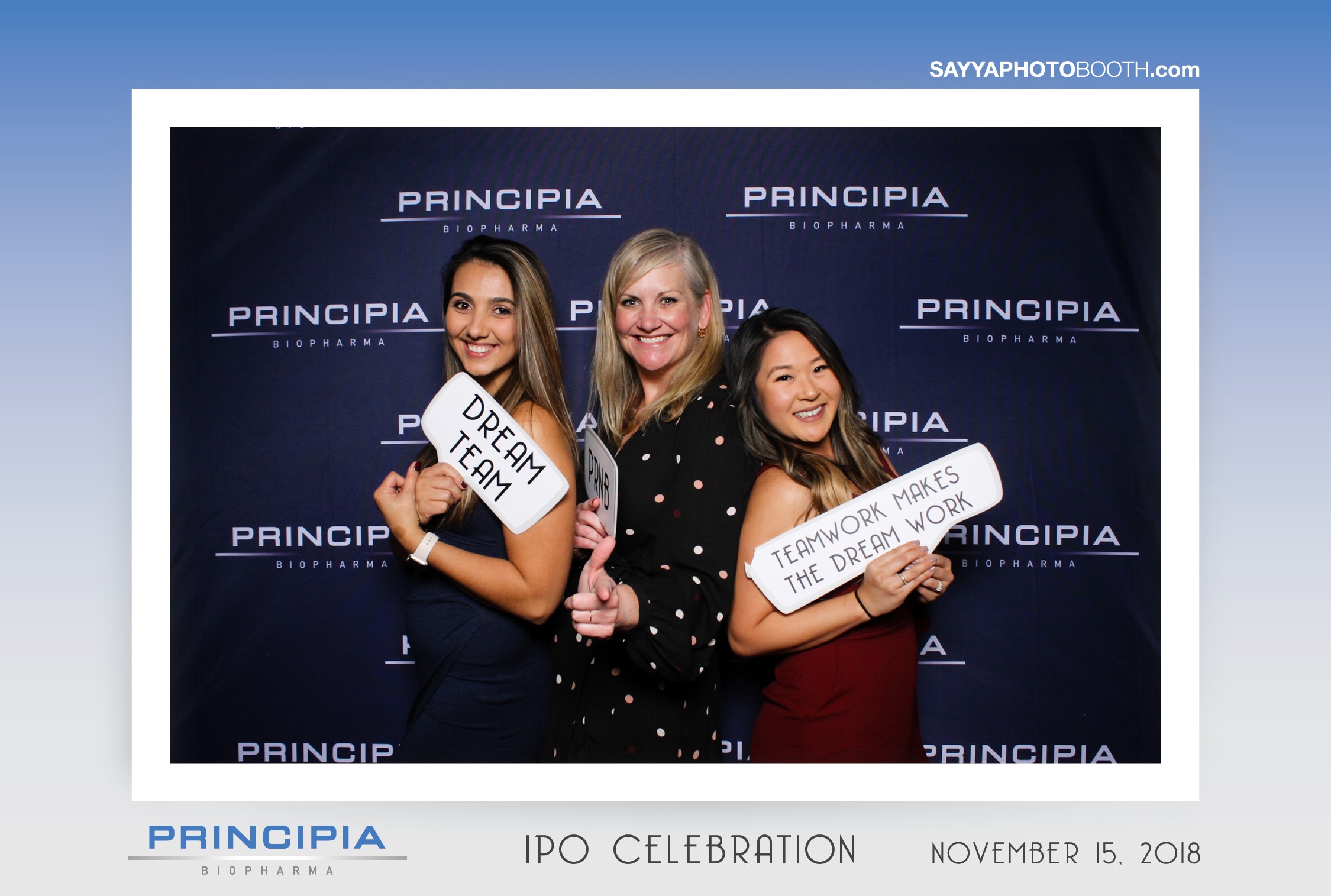 Principia IPO Celebration!