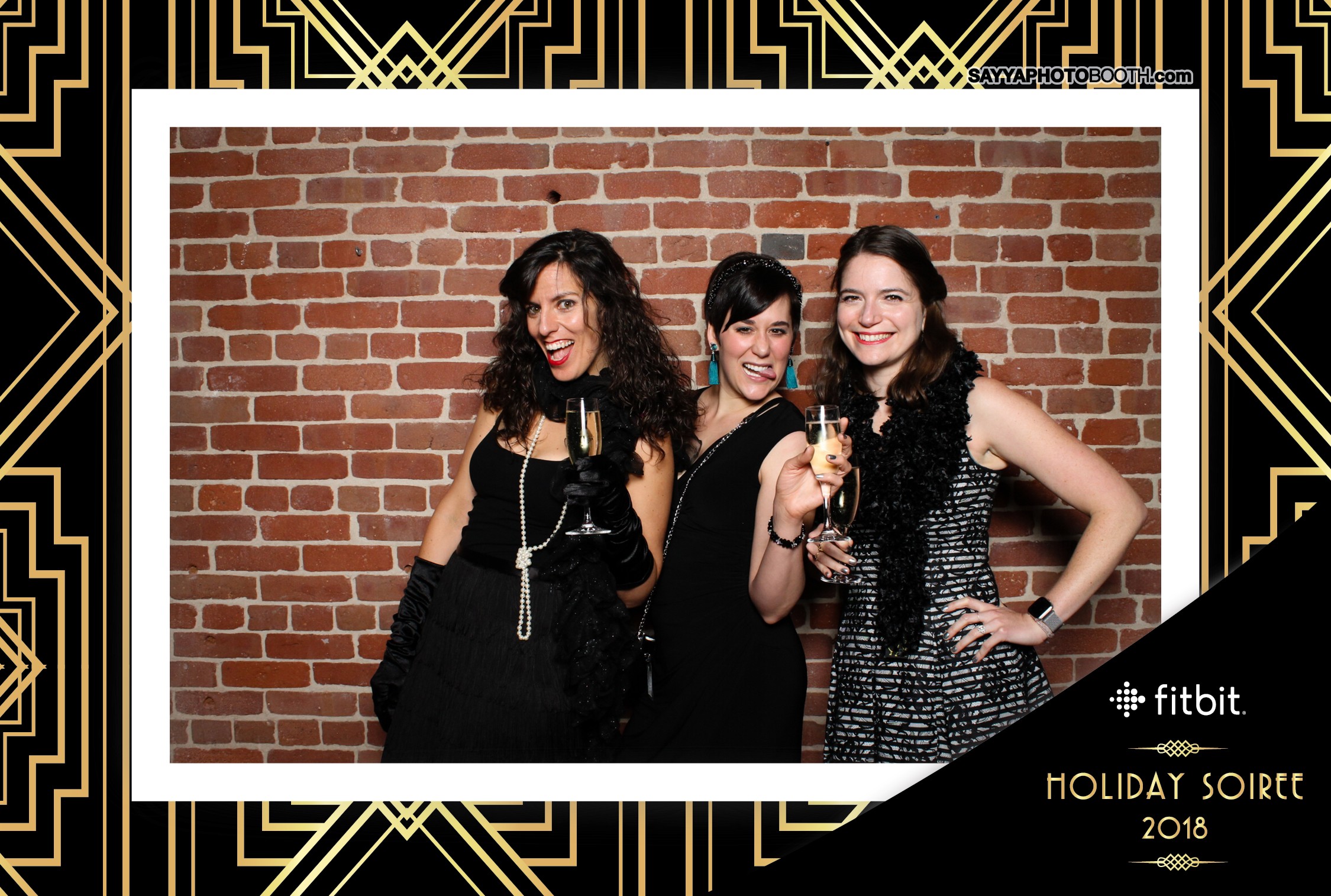 Fitbit Holiday Party 2018 - Booth 1