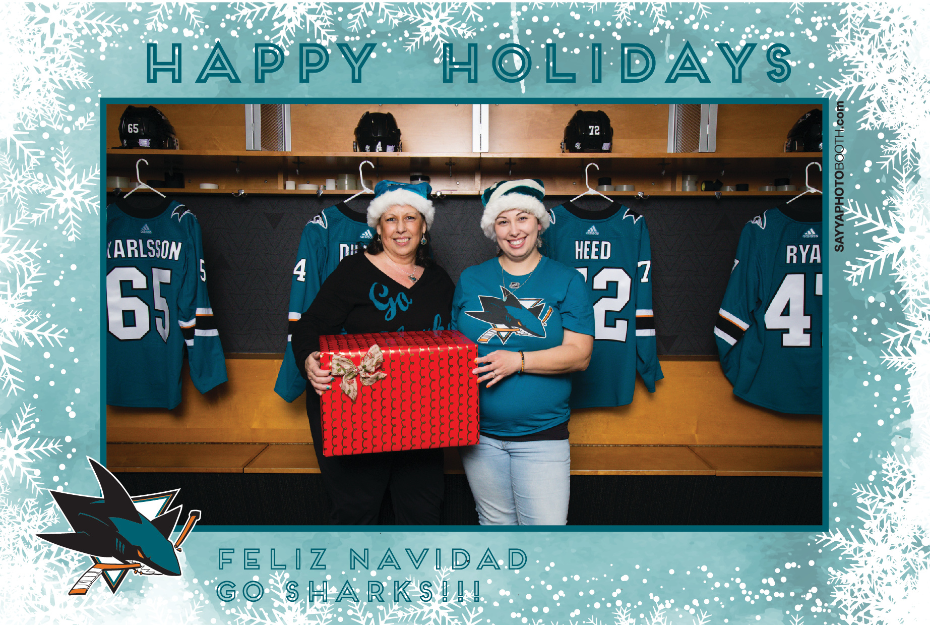 Sharks STH Holiday Photos 8-8:30PM