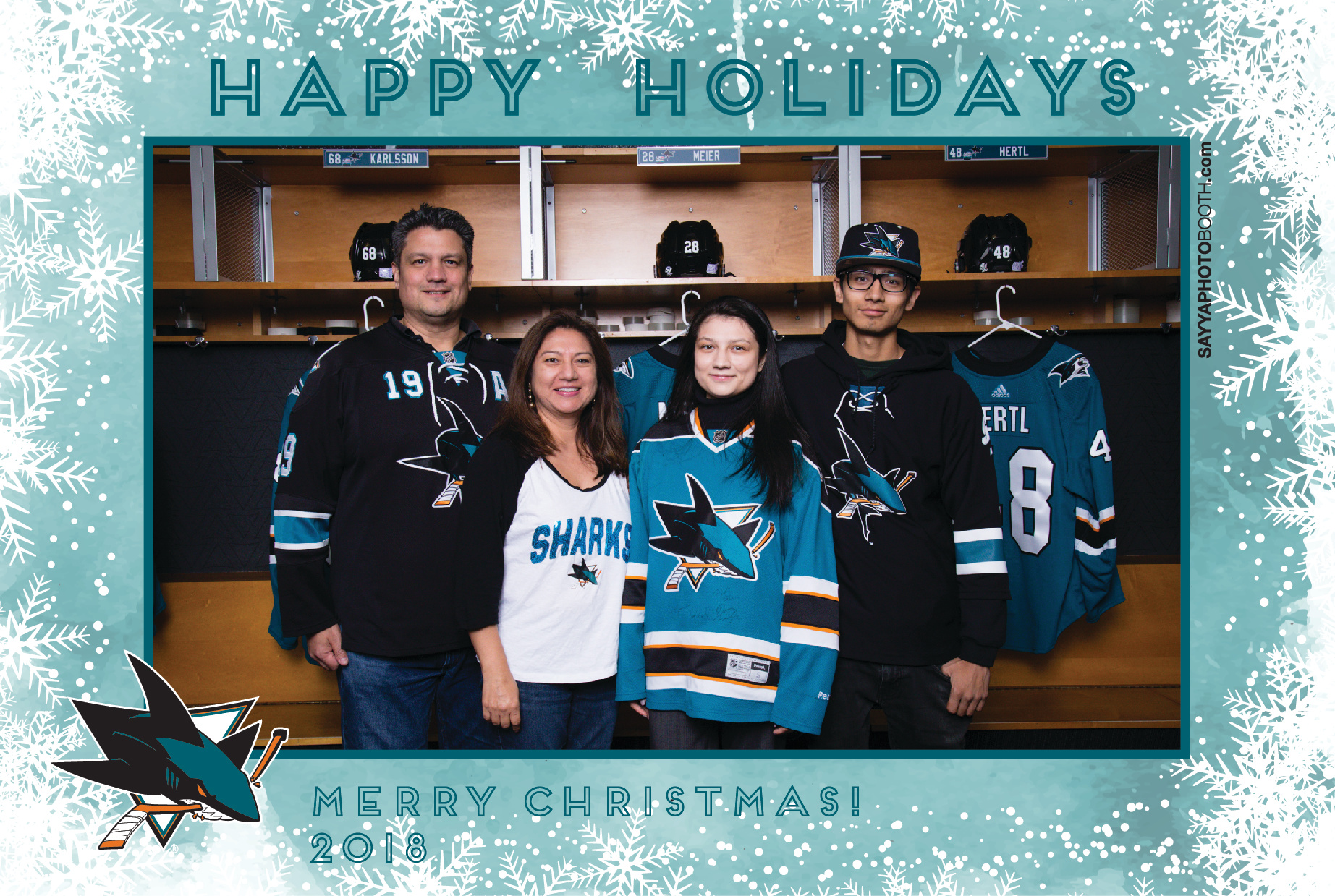 Sharks STH Holiday Photos 7:30-8PM