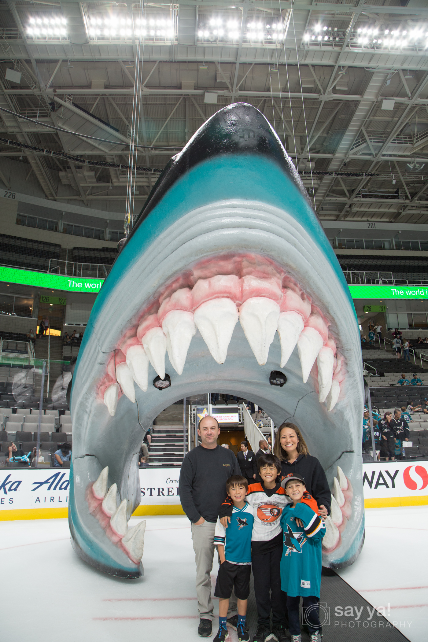 SJ Sharks Fanfest - Sharks Head