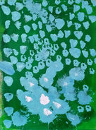 arte astratta in verde