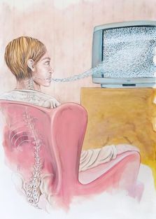 Informazioni Televisive.
Quadro d'arte contemporanea ad acrilico su tela, 50x70cm, Angelo Rossi 2024.
Scarica liberamente il file Jpg che puoi stamparle su tela o su carta fino a 70x100 cm di grandezza.