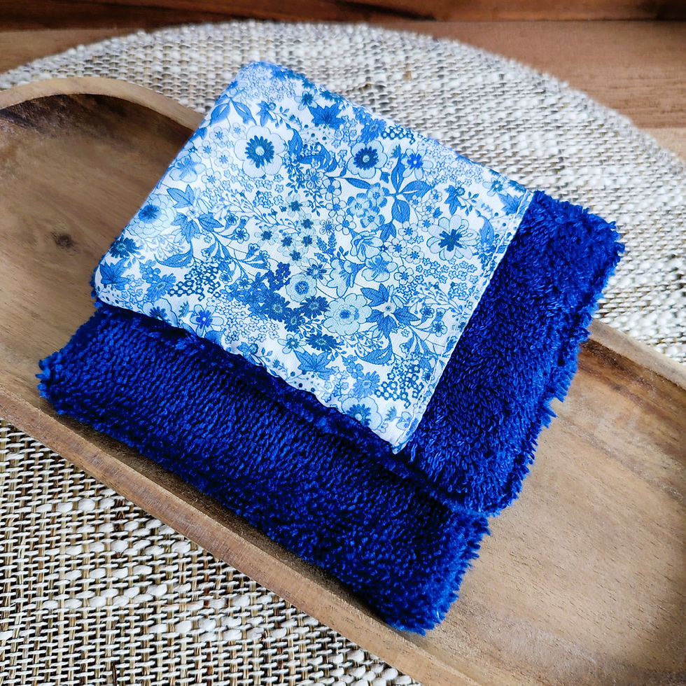 Miniature : Semainier de 7 lingettes réutilisables et réversibles