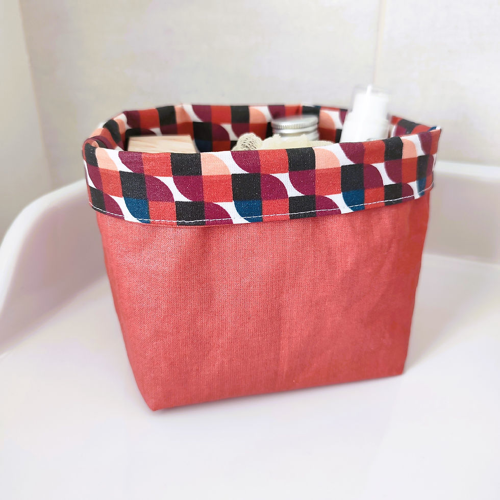 Miniature : Panière accessoires beauté - imperméable et réversible