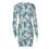Thumbnail: Fashion Money Print Long Sleeve Mini Dress