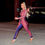 Thumbnail: Stylish Print Point Elastic Jumpsuit - Pink Jumpsuit