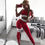 Thumbnail: Running Fitness Red Tracksuit