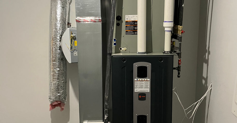 Heating and air conditioning new construction installation