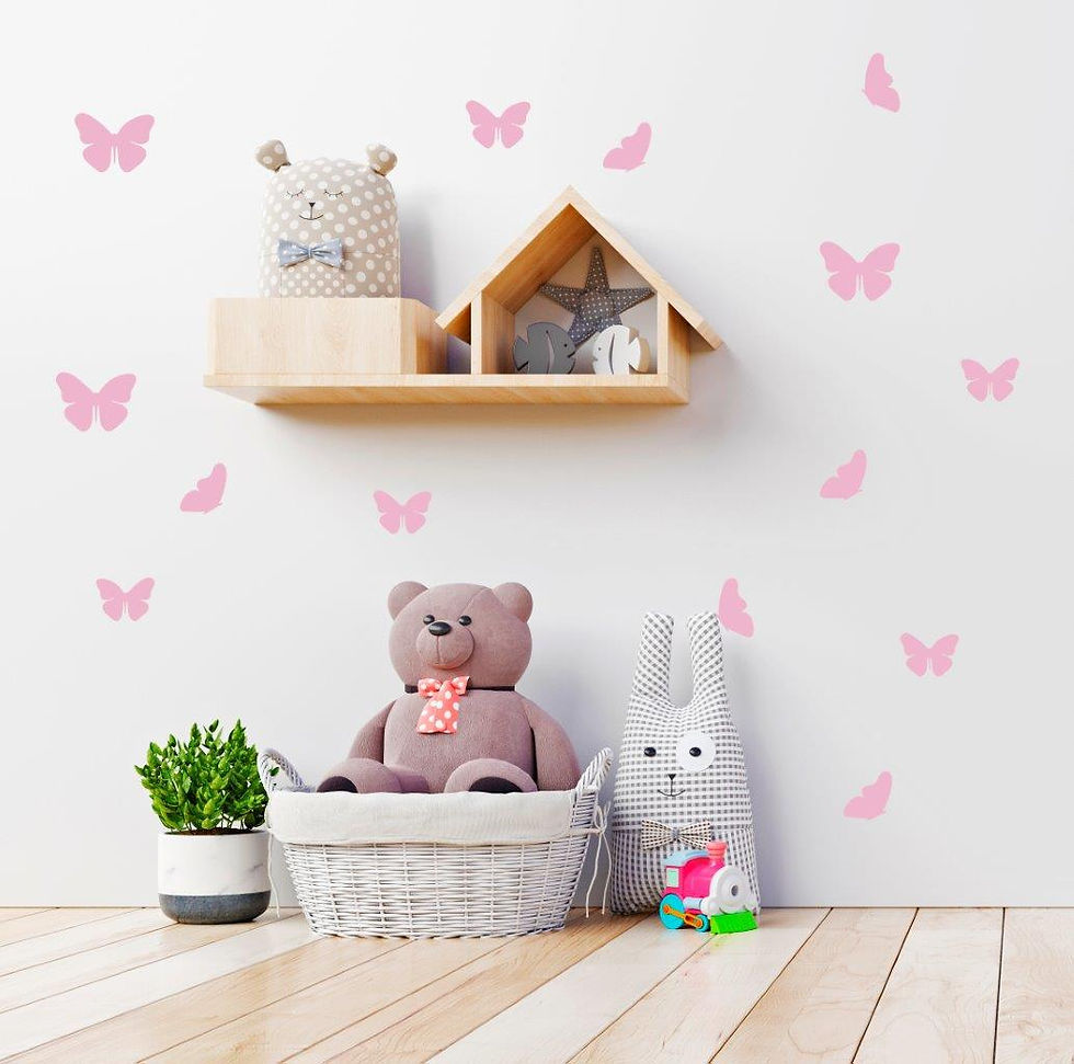 Borboletas Mono (Adesivos de Parede)