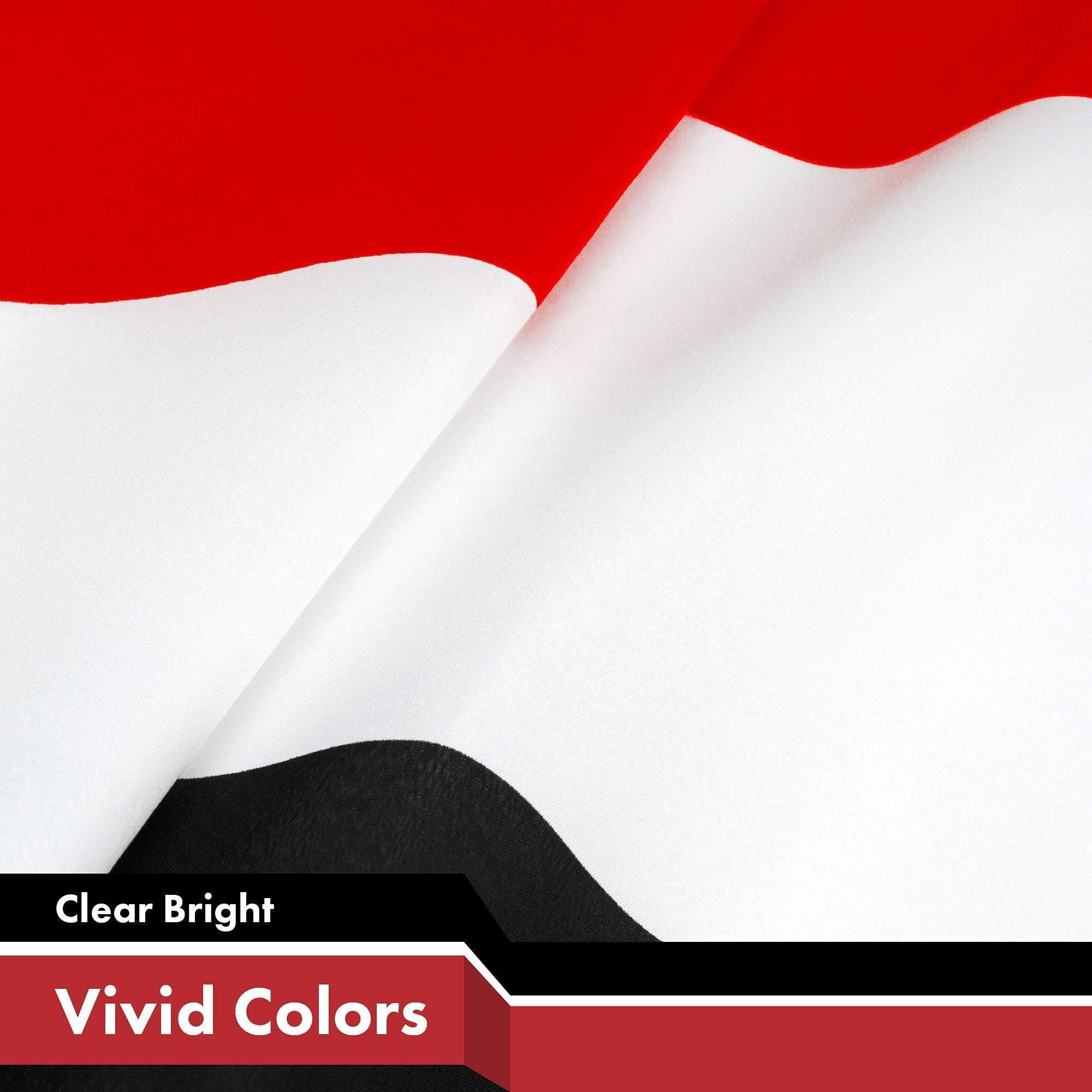 Yemen Yemeni Flag 3x5 Ft Printed 150D Polyester Country Flag Indoor Outdoor