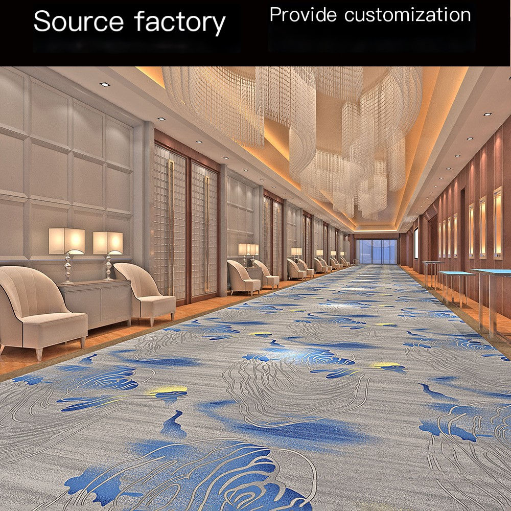 Simple Hotel Carpet for Rooms, Corridors, and Halls