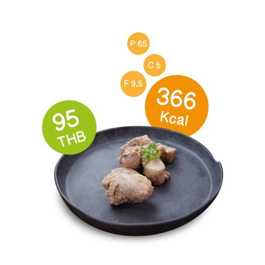 A8 สันในหมูอบ 200g