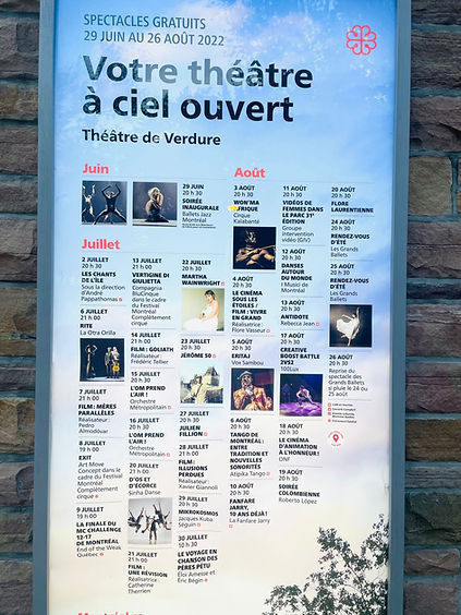 park la fontaine theatre programme