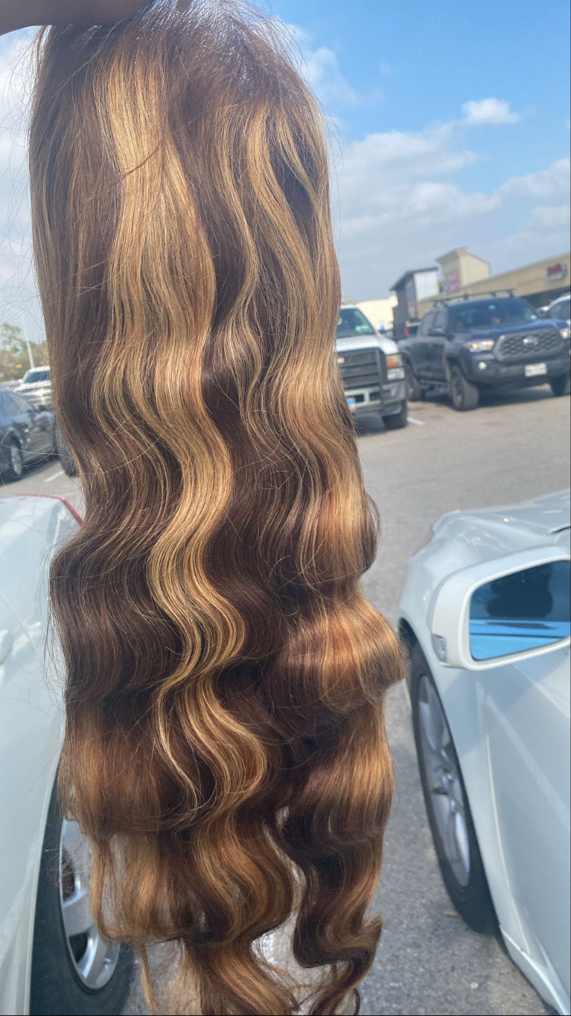 Thumbnail: Virgin Honey Comb (4/27) Highlighted Wig