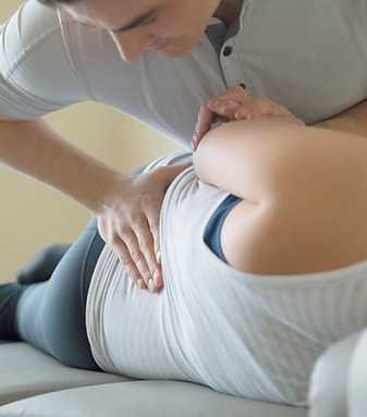 Chiropraktische Anpassungssitzung