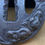 Thumbnail: Japanese Edo Period XVIIc Iron Sword Tsuba (Guard). Bamboo & Frogs.