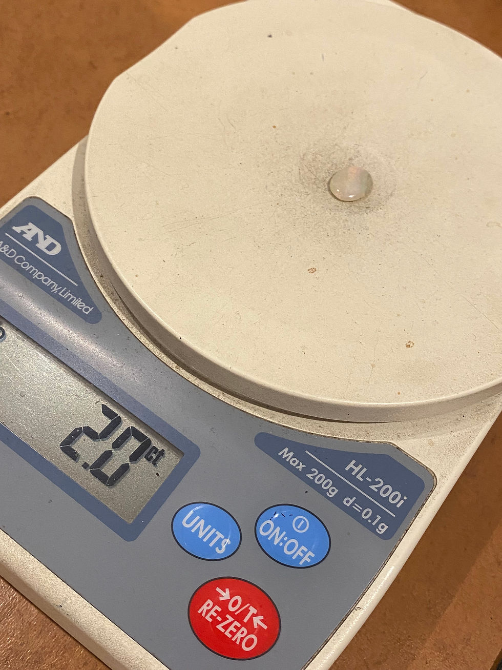 Thumbnail: Australian Loose Solid Crystal Opal of 2.00ct (13.5m x 10mm). Lightning Ridge.