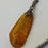Thumbnail: Natural Baltic Amber & Silver Vintage Pendant. Latvia, circa 1970's.