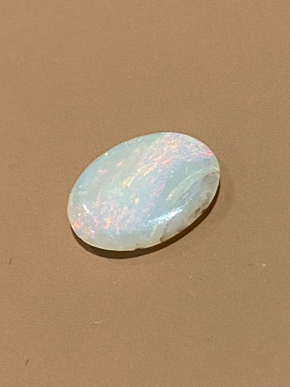 Australian Loose Solid Crystal Opal of 2.00ct (13.5m x 10mm). Lightning Ridge.