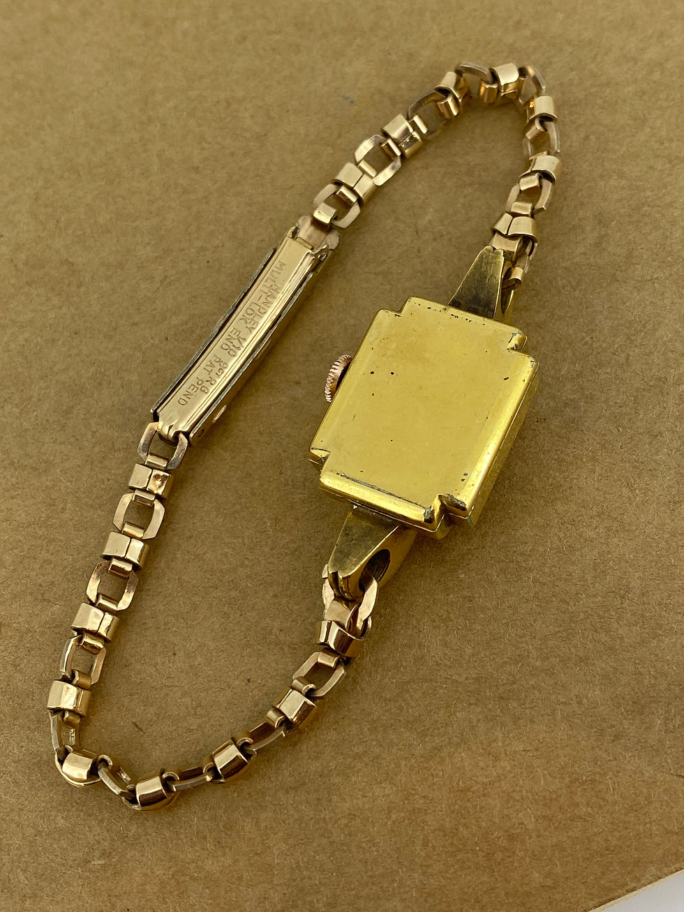 Thumbnail: Ancre 15 jewels Gold-Plated Retro c1950's Swiss Ladies’ Cocktail Watch