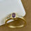 Thumbnail: Amethyst - February Birthstone - Bezel Set Diamond Dress Ring in 9K Yellow Gold