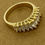 Thumbnail: Superb 1.00ct Marquise Cut Diamond (x 11) Cluster Ring / Band in 18K Yellow Gold