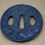 Thumbnail: Japanese Edo Period XVIIc Iron Sword Tsuba (Guard). Bamboo & Frogs.