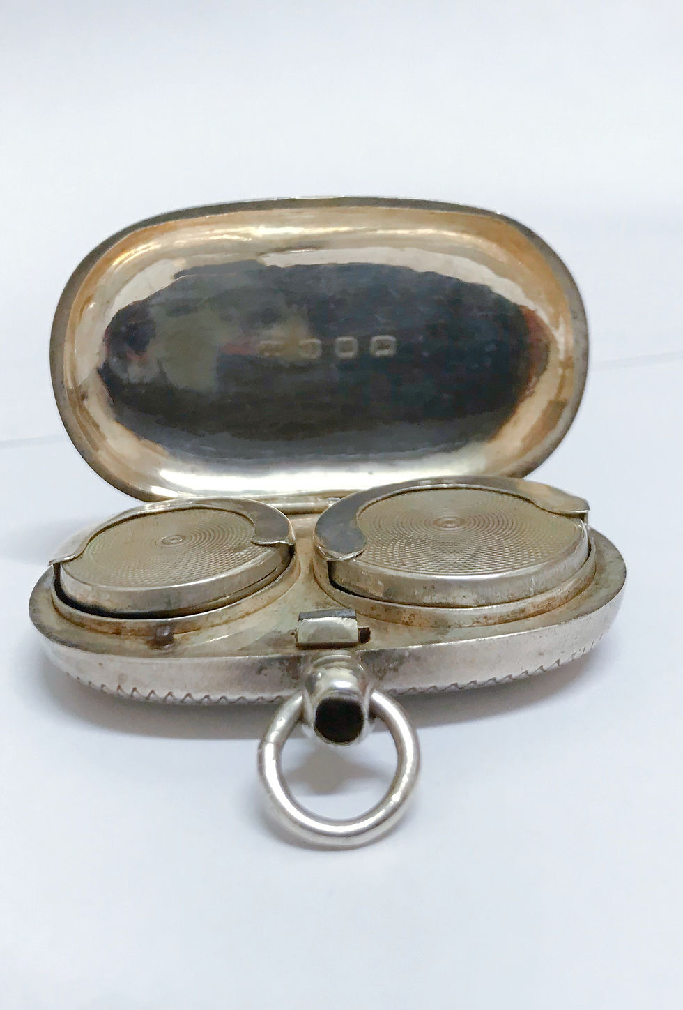 Thumbnail: An Antique Sterling Silver Double Sovereign Holder