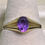 Thumbnail: An Art-Deco 1940’s 0.75ct Amethyst Unisex Ring in 14K Rose Gold.
