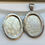 Thumbnail: Retro 925 Sterling Silver Oval Finely Engraved Locket on Silver Chain