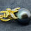 Thumbnail: Fine Tahitian 11mm Pearl & 0.25ct Diamond Pendant (only) in 18K Yellow Gold