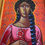 Thumbnail: Efrossini Hanioti Oil on Tempera "Gypsy" Painting, c2001. Signed & Framed.