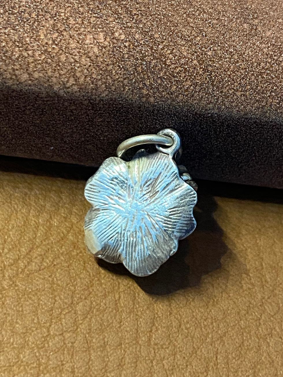 Thumbnail: 925 Sterling Silver Rose / Ladybug Vintage Opening Charm / Pendant