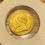 Thumbnail: Rare c1892 South African 22K Gold Pond "One Shaft" Extra Fine.