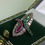 Thumbnail: Vintage Ruby, Emerald & Rose Cut Diamond Ring in Silver Gilt