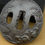 Thumbnail: Japanese Edo Period XVIIc Iron Sword Tsuba (Guard). Bamboo & Frogs.