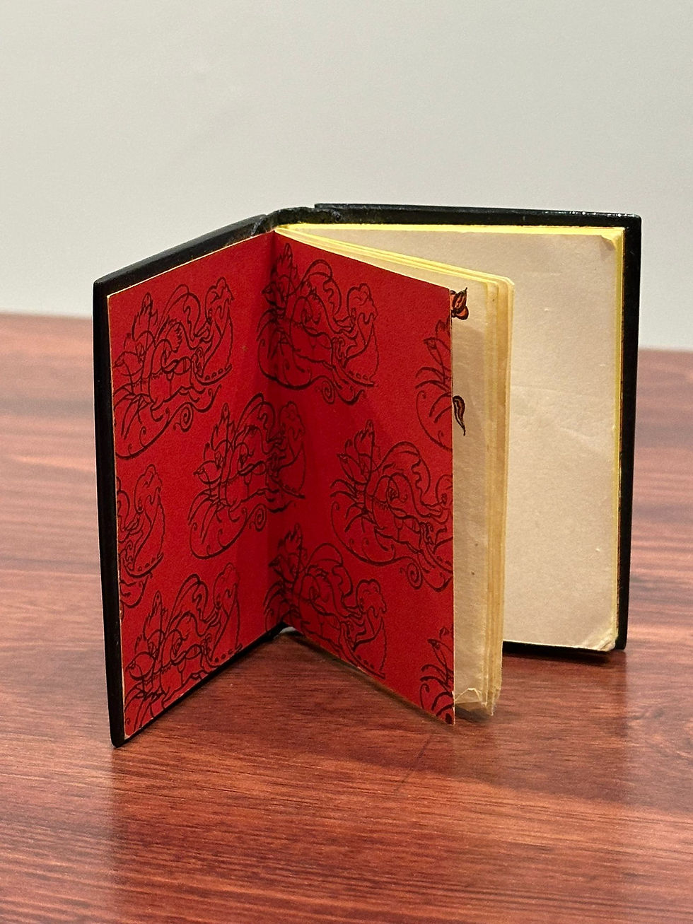 Thumbnail: Lacquer Hand-Painted Notebook/Calendar/Phone Book, c1977, Scene of Russian Fable