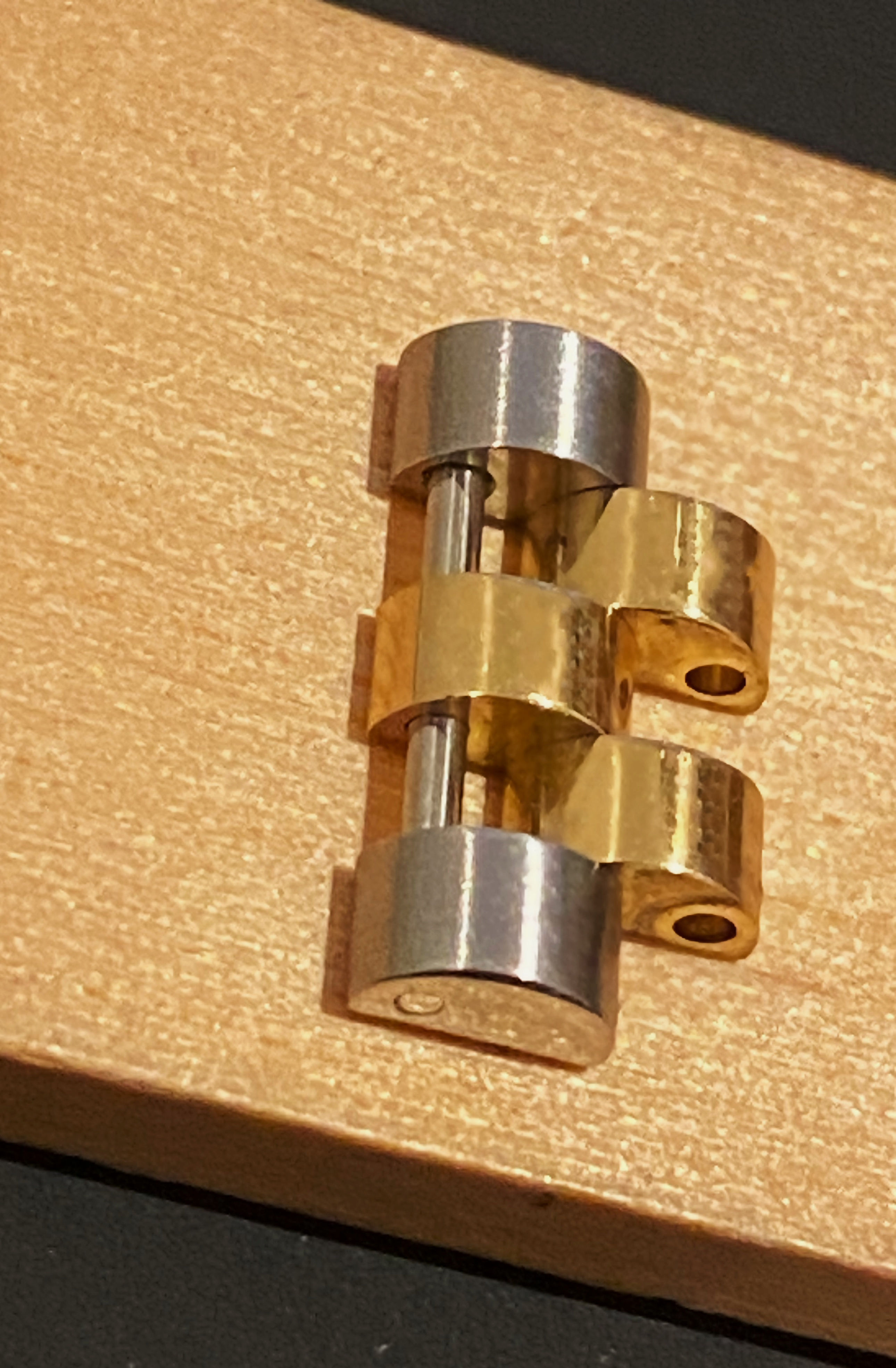 18K Gold & Steel Rolex Jubilee Link for Rolex DateJust 40mm, 15.5mm.