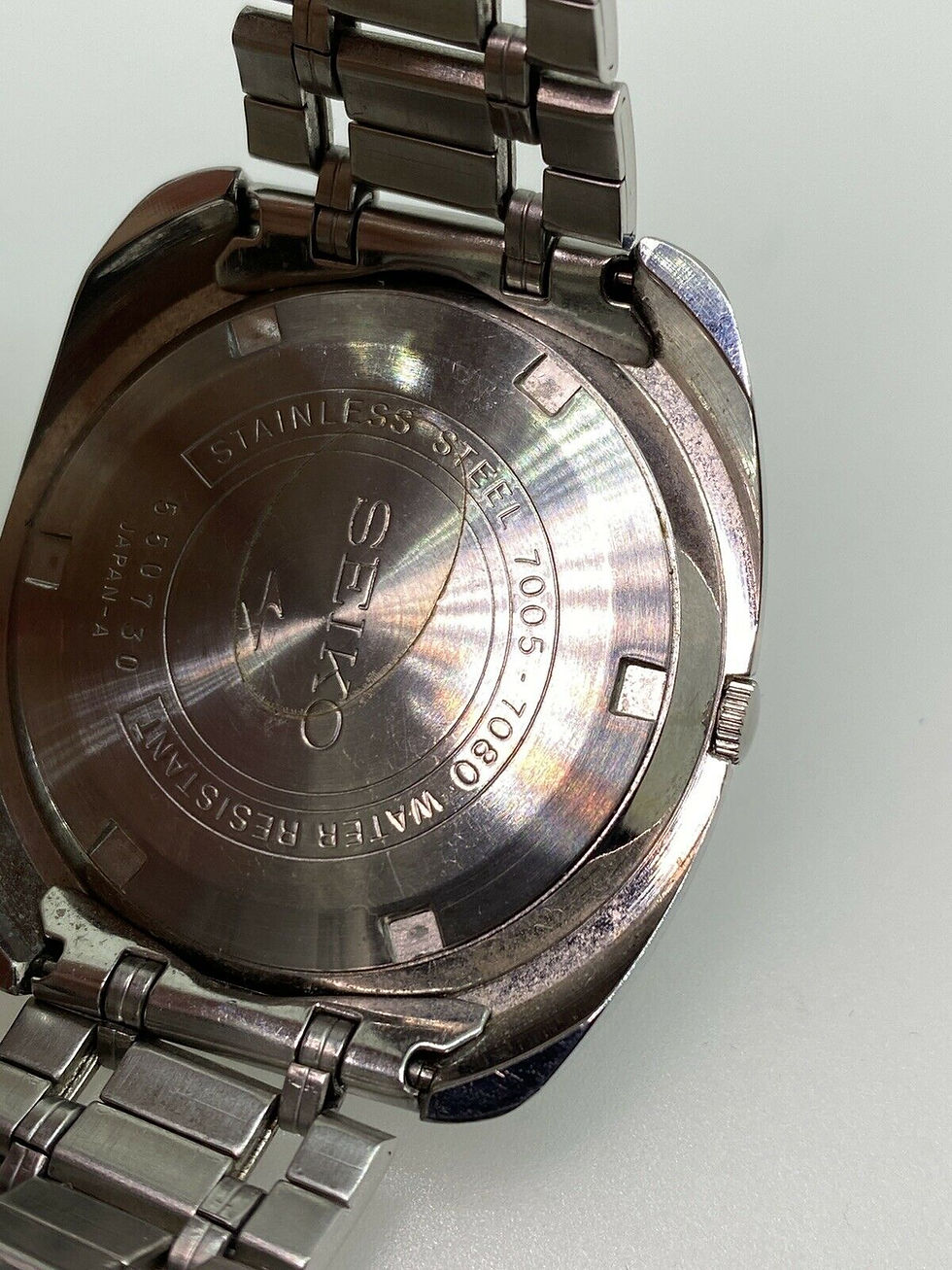 Thumbnail: Seiko ref 7005-7080 Blue Dial Automatic Steel Mens’ Watch