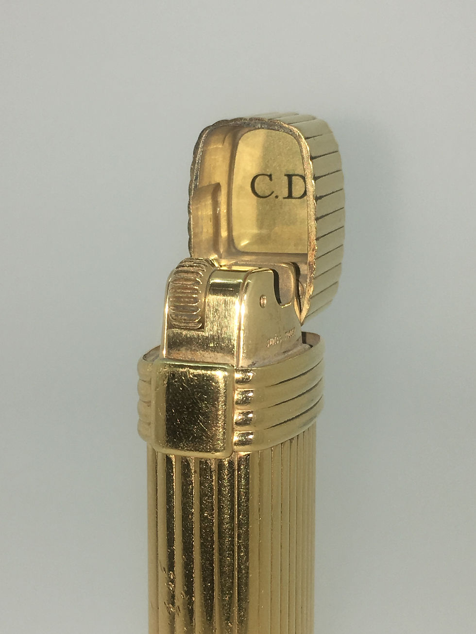 Gold-Plated Christian Dior Vintage Mens’ Lighter