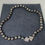 Thumbnail: Tahitian Royal Peacock 9-11mm Pearl Necklace with 18K Gold 1.25ct Diamond Clasp
