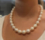 Thumbnail: 31 South Sea Cultured Semi-Baroque Good Lustre 10.5mm - 16mm Pearl Necklace