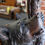 Thumbnail: Late XIXc Swiss Black Forest Carved Walnut Bear Side Table with Tobacco Jar