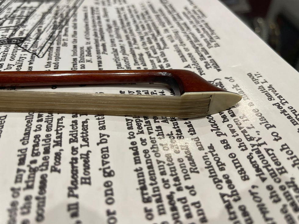 Thumbnail: Fine & Important c1930's Violin Bow In Style Of James Tubbs + Valuation